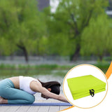 Maxbell Tri Fold Folding Exercise Mat Waterproof Home with Carrying Handles Foldable Green