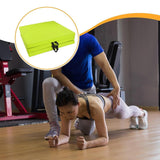 Maxbell Tri Fold Folding Exercise Mat Waterproof Home with Carrying Handles Foldable Green