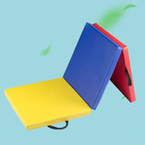 Maxbell Folding Exercise Mat with Carrying Handles 5.9ft x 2ft for Fitness Dance