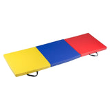 Maxbell Folding Exercise Mat with Carrying Handles 5.9ft x 2ft for Fitness Dance