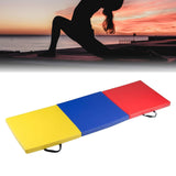 Maxbell Folding Exercise Mat with Carrying Handles 5.9ft x 2ft for Fitness Dance