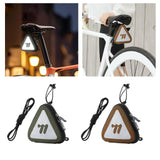 Maxbell Bicycle Saddle Bag Multifunction Portable Reflective Warning Bike Gear Pouch Green