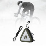 Maxbell Bicycle Saddle Bag Multifunction Portable Reflective Warning Bike Gear Pouch Green