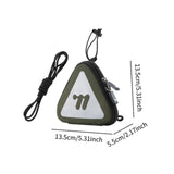Maxbell Bicycle Saddle Bag Multifunction Portable Reflective Warning Bike Gear Pouch Green
