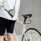 Maxbell Bicycle Saddle Bag Multifunction Portable Reflective Warning Bike Gear Pouch Green