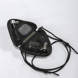 Maxbell Bicycle Saddle Bag Multifunction Portable Reflective Warning Bike Gear Pouch Green