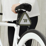 Maxbell Bicycle Saddle Bag Multifunction Portable Reflective Warning Bike Gear Pouch Green