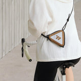 Maxbell Bicycle Saddle Bag Multifunction Portable Reflective Warning Bike Gear Pouch Brown