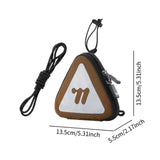 Maxbell Bicycle Saddle Bag Multifunction Portable Reflective Warning Bike Gear Pouch Brown