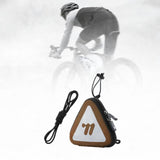 Maxbell Bicycle Saddle Bag Multifunction Portable Reflective Warning Bike Gear Pouch Brown