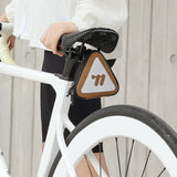 Maxbell Bicycle Saddle Bag Multifunction Portable Reflective Warning Bike Gear Pouch Brown