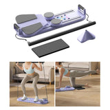 Maxbell Pilates Board Abdominal Home Exercise Pilates Kit for Workout Training Women