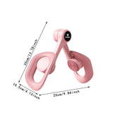 Maxbell Thigh Exerciser for Men and Women 360 Rotatable Fitness Workout Professional Pink