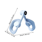 Maxbell Thigh Exerciser for Men and Women 360 Rotatable Fitness Workout Professional Blue