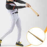 Maxbell Wooden Baseball Bat Games Playing Equipment Multipurpose Unfinished Training