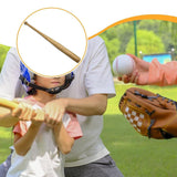 Maxbell Wooden Baseball Bat Games Playing Equipment Multipurpose Unfinished Training