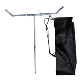 Maxbell Badminton Ball Collector Removable Sweeping Machine for Park Venues Backyard gray