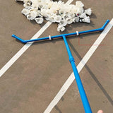 Maxbell Badminton Ball Collector Removable Sweeping Machine for Park Venues Backyard blue