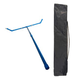 Maxbell Badminton Ball Collector Removable Sweeping Machine for Park Venues Backyard blue