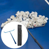 Maxbell Badminton Ball Collector Removable Sweeping Machine for Park Venues Backyard blue