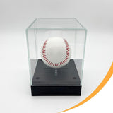 Maxbell Softball Display Case with LED Light Decor for Golf Balls Office Memorabilia