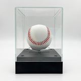 Maxbell Softball Display Case with LED Light Decor for Golf Balls Office Memorabilia