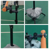 Maxbell Badminton Training Device Professional Height Adjustable for Gym Adults Kids Single Player