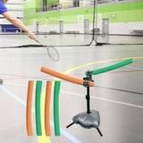 Maxbell Badminton Training Device Professional Height Adjustable for Gym Adults Kids Double Player