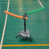 Maxbell Badminton Training Device Professional Height Adjustable for Gym Adults Kids Double Player