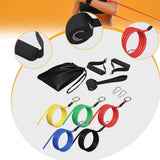 Maxbell Resistance Bands Set for Adults Workout Door Buckle Yoga with Handles