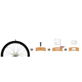 Maxbell 2 Pieces Bike Inner Tubes Premium Bike Interior Tire Tubes for Road Bicycles 65MM