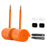 Maxbell 2 Pieces Bike Inner Tubes Premium Bike Interior Tire Tubes for Road Bicycles 65MM