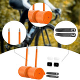 Maxbell 2 Pieces Bike Inner Tubes Premium Bike Interior Tire Tubes for Road Bicycles 65MM