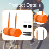 Maxbell 2 Pieces Bike Inner Tubes Premium Bike Interior Tire Tubes for Road Bicycles 65MM