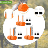 Maxbell 2 Pieces Bike Inner Tubes Premium Bike Interior Tire Tubes for Road Bicycles 65MM