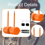 Maxbell 2 Pieces Bike Inner Tubes Premium Bike Interior Tire Tubes for Road Bicycles 85MM
