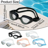 Maxbell Swimming Goggles Portable Trendy Pool Goggles for Swimming Enthusiasts Beach black