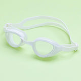 Maxbell Swimming Goggles Portable Trendy Pool Goggles for Swimming Enthusiasts Beach white