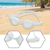 Maxbell Swimming Goggles Portable Trendy Pool Goggles for Swimming Enthusiasts Beach white