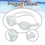 Maxbell Swimming Goggles Portable Trendy Pool Goggles for Swimming Enthusiasts Beach white