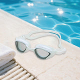 Maxbell Swimming Goggles Portable Trendy Pool Goggles for Swimming Enthusiasts Beach gray