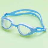 Maxbell Swimming Goggles Portable Trendy Pool Goggles for Swimming Enthusiasts Beach blue