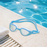Maxbell Swimming Goggles Portable Trendy Pool Goggles for Swimming Enthusiasts Beach blue