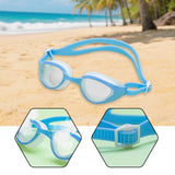 Maxbell Swimming Goggles Portable Trendy Pool Goggles for Swimming Enthusiasts Beach blue