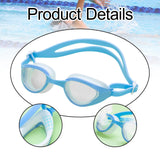 Maxbell Swimming Goggles Portable Trendy Pool Goggles for Swimming Enthusiasts Beach blue