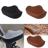 Maxbell Bike Saddle Lightweight Soft Wide Shockproof for Electric Bike Riding Sports Black