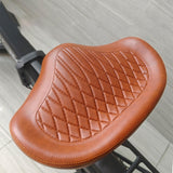 Maxbell Bike Saddle Lightweight Soft Wide Shockproof for Electric Bike Riding Sports Brown