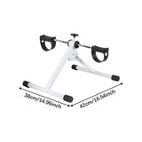 Maxbell Folding Pedal Exerciser Mini Under Desk Exercise Bike for Office Indoor Home