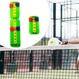 Maxbell 2 Pieces Tennis Racquet and Paddle Scorekeepers Match PVC Mini Score Keepers