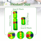 Maxbell 2 Pieces Tennis Racquet and Paddle Scorekeepers Match PVC Mini Score Keepers